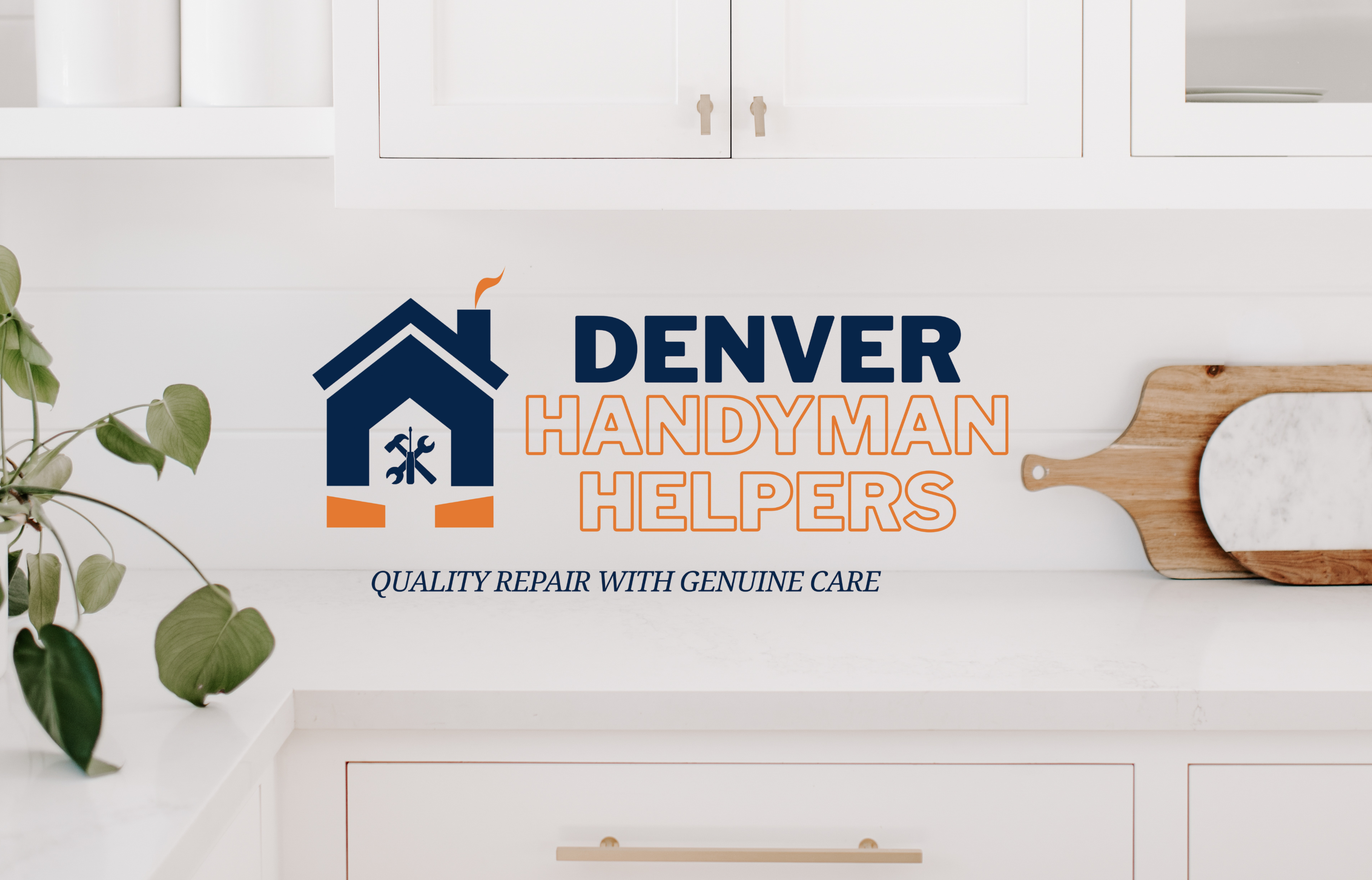 banner image of kitchen with logo